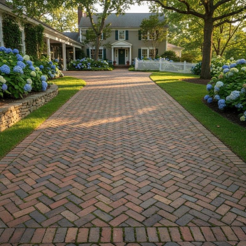 Brick Driveway Installation